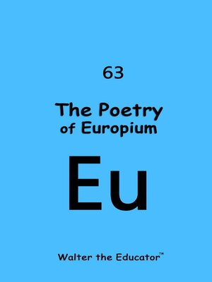 cover image of The Poetry of Europium